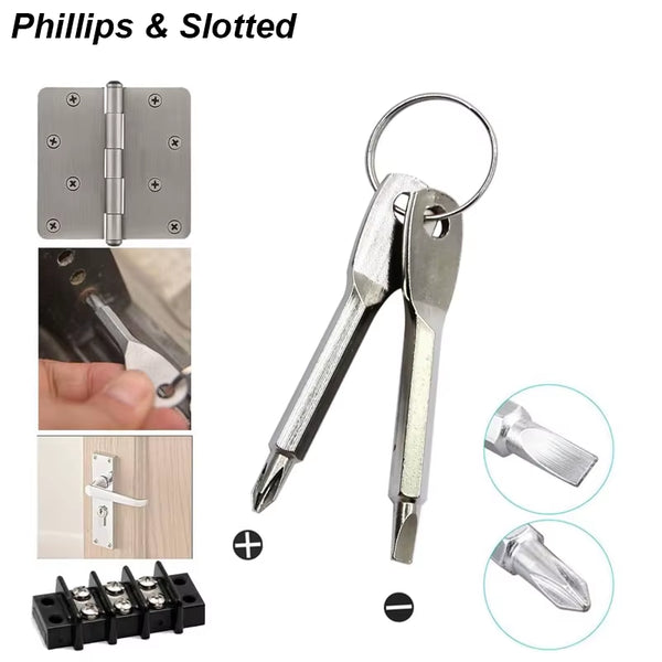 Mini Pocket Screwdriver Keychain