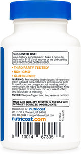 NMN (Nicotinamide Mononucleotide) 500Mg, 60 Capsules - Vegetarian Friendly, 30 Servings, Gluten Free, GMO Free